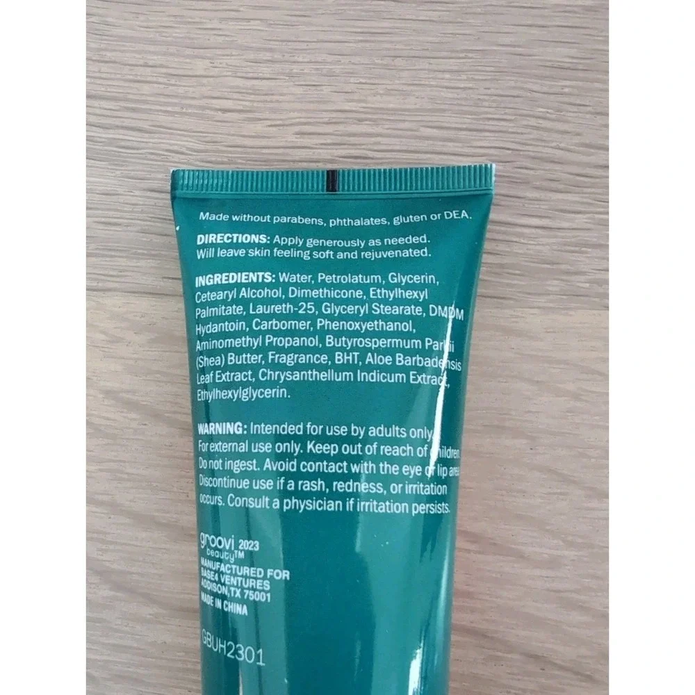 Sweet And Shimmer Peppermint Hand Lotion by Groovi Beauty 3 oz New Seasonal Gift